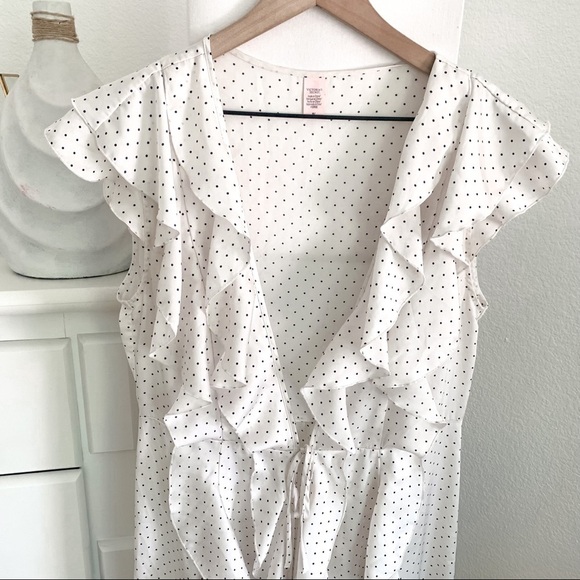 Victoria’s Secret Dream Angels Ruffle Robe Kimono Size Medium - Picture 4 of 11